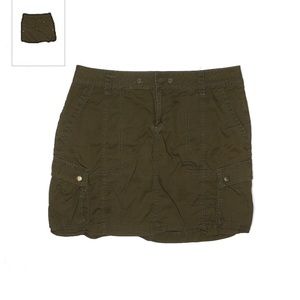 Old Navy Size 12 Dark Green Casual Cargo Skirt